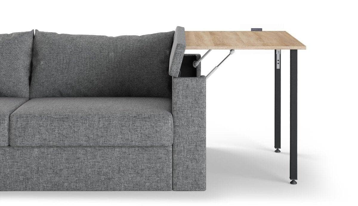 Armrest with desk