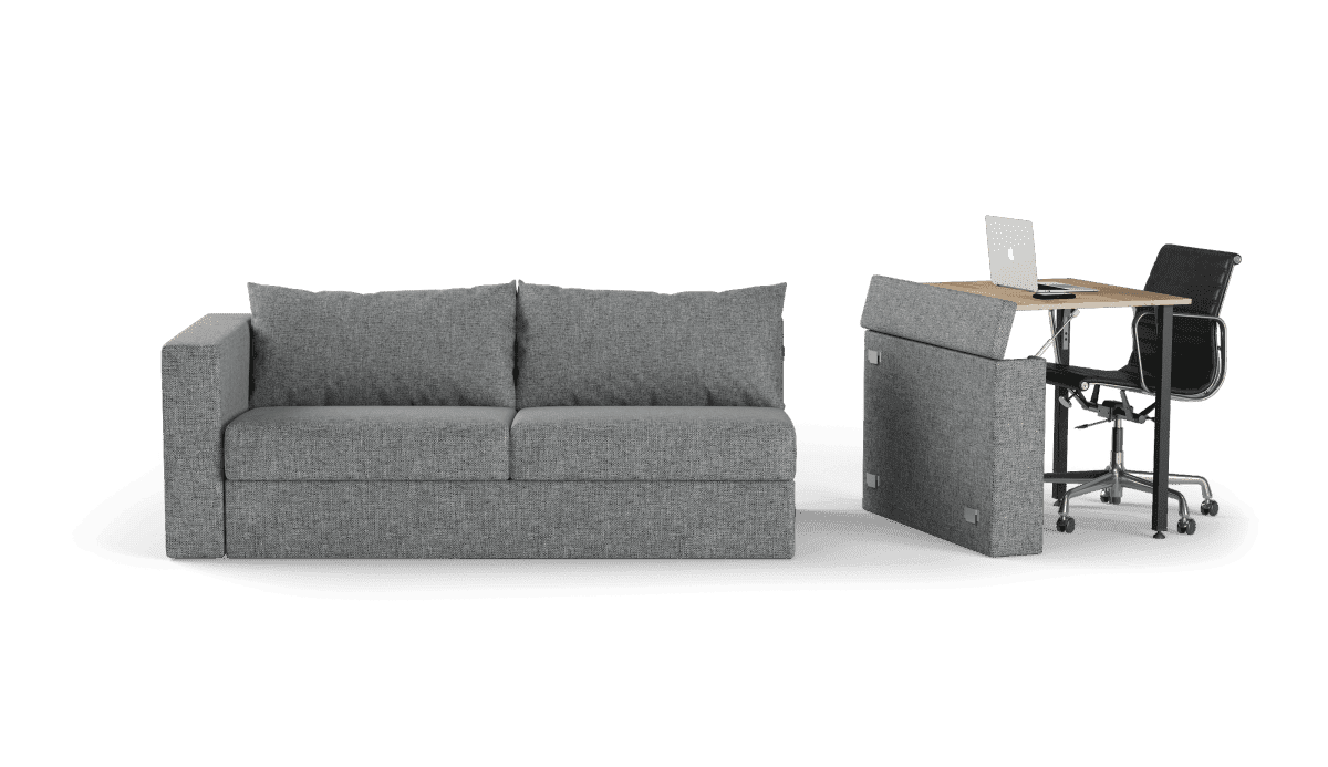 Armrest with desk