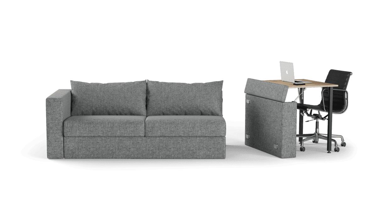 Armrest with desk