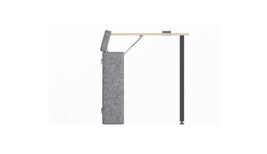 Armrest with desk