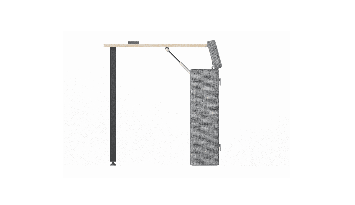 Armrest with desk