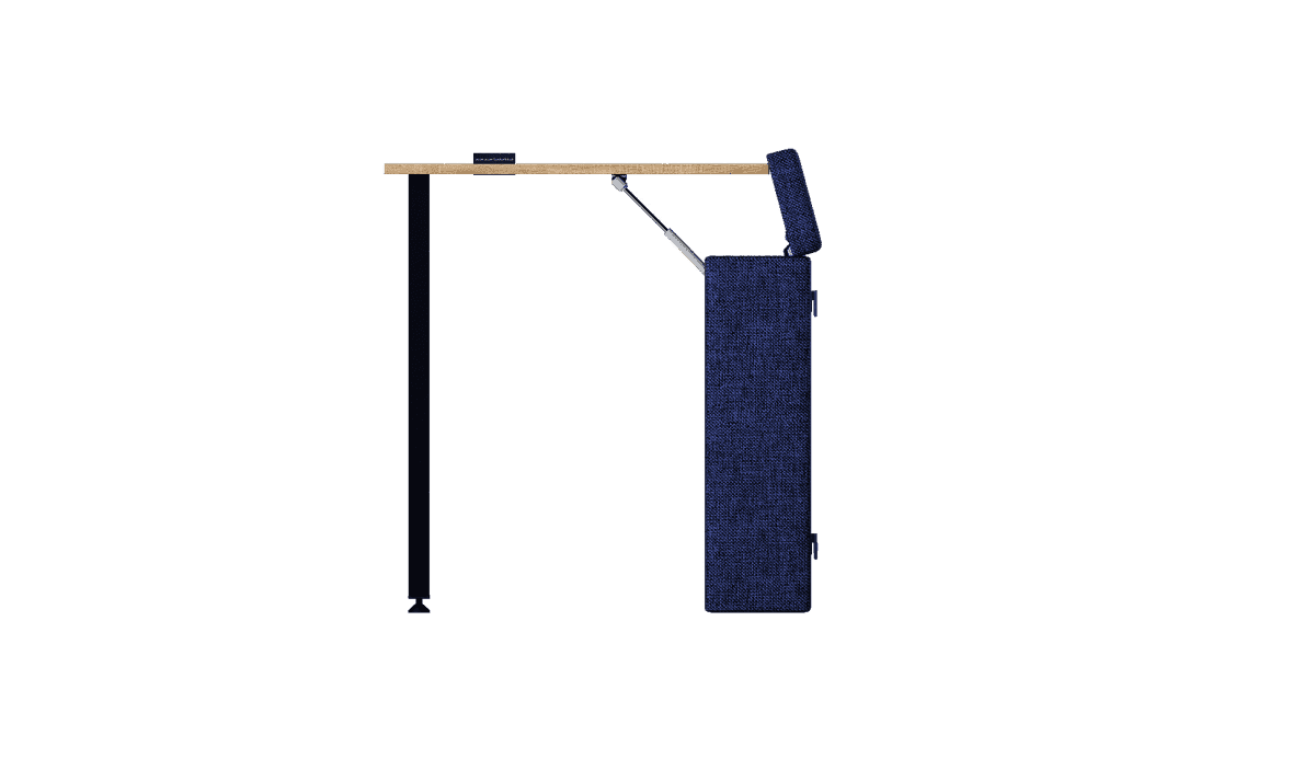 Armrest with desk