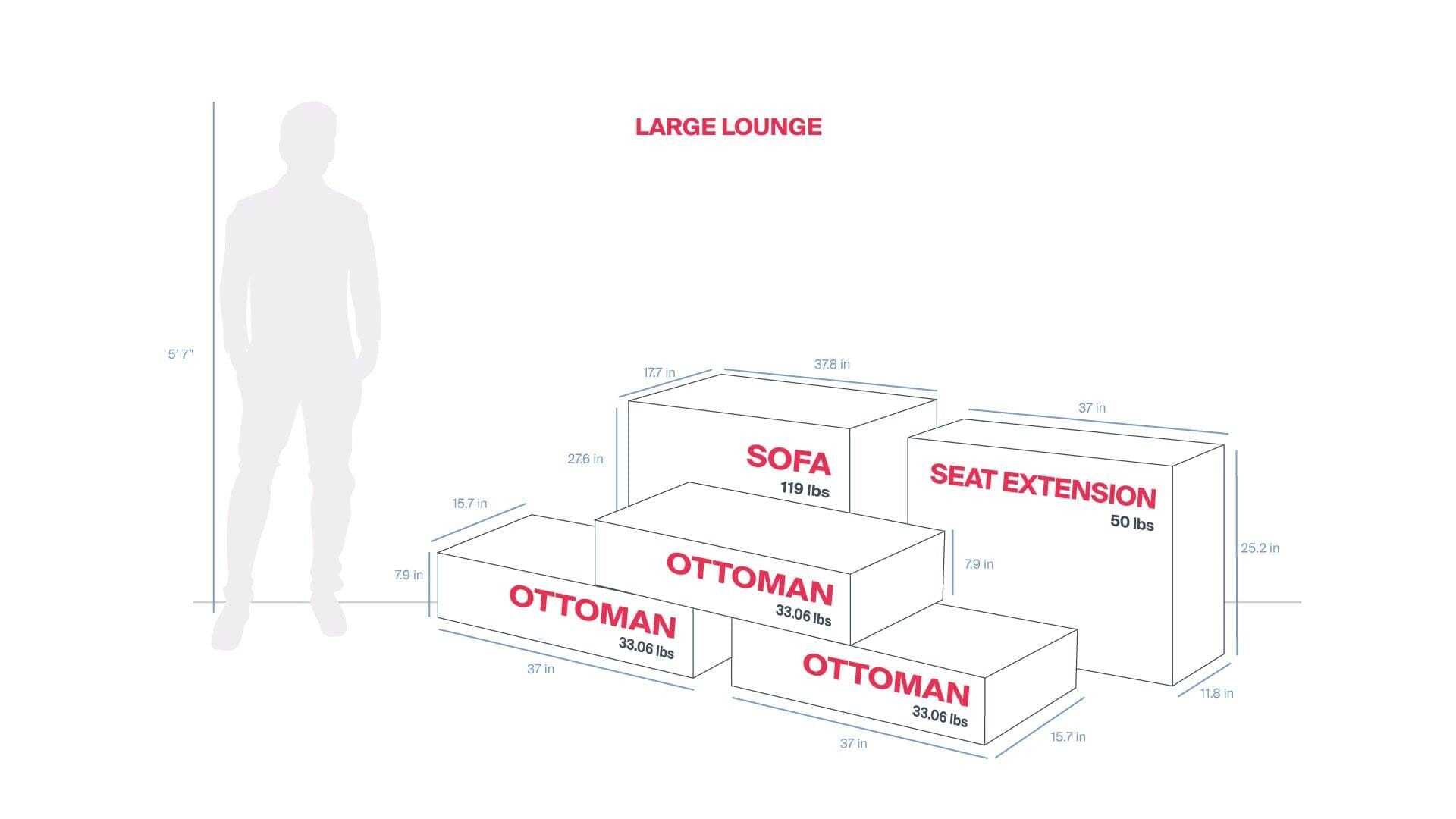 Large Lounge - Elephant in a box