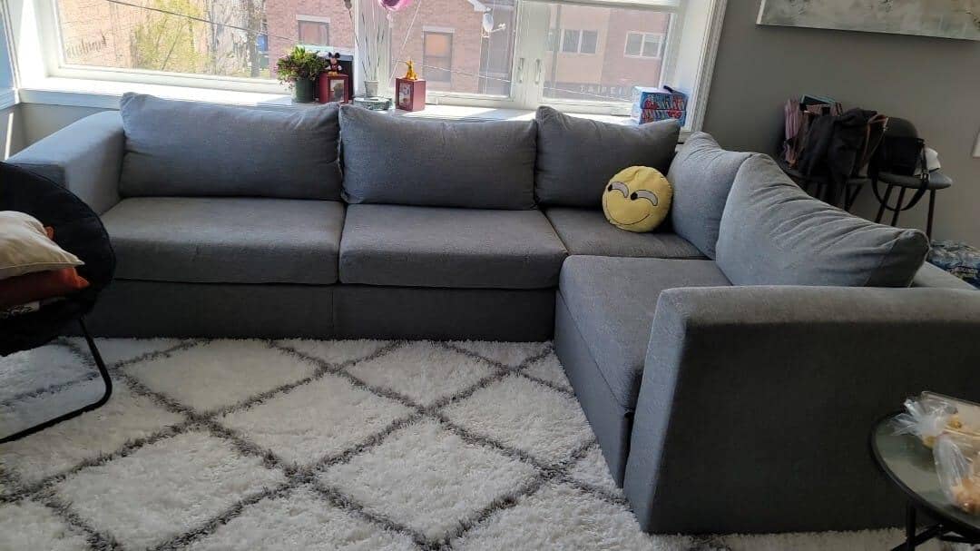 Small L Sectional - Elephant in a box