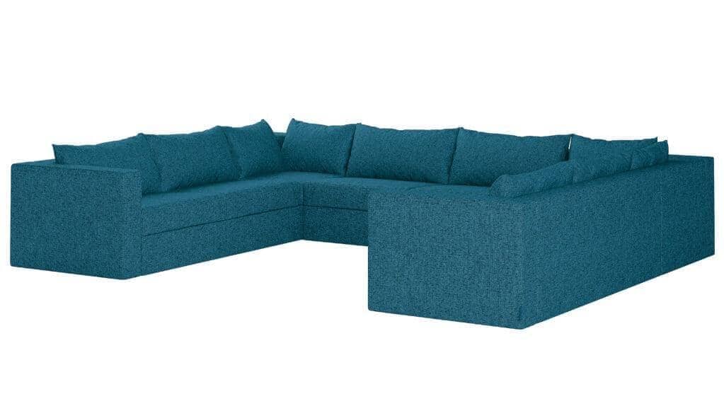 Color Fabric Covers - Large U Sectional
