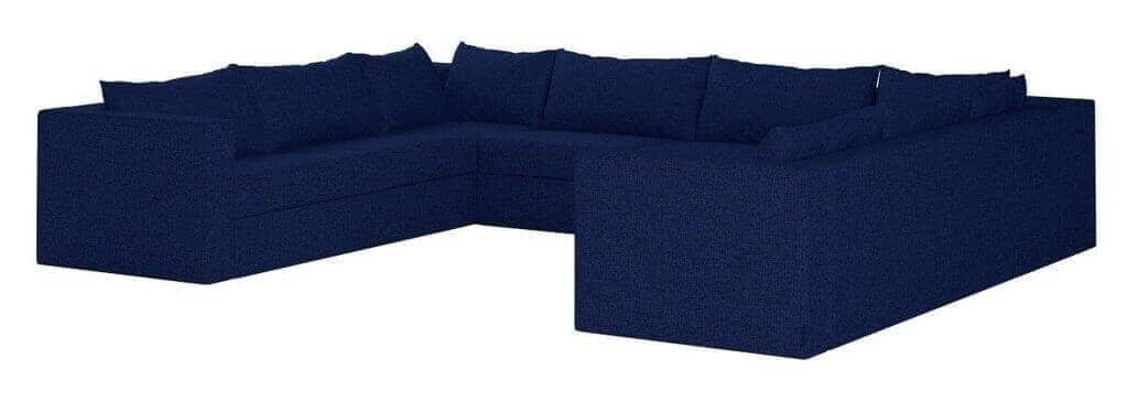 Color Fabric Covers - Large U Sectional